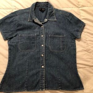The Limited Blue Denim Shirt